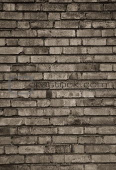 Old and dirty brick wall
