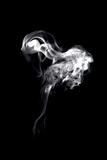 Real Smoke on a White Background