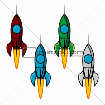 Space rocket set