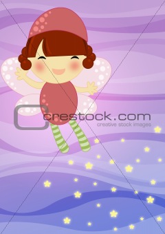cute fairy girl