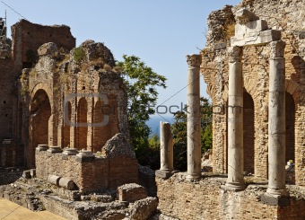 Roman Theatre In Taormina