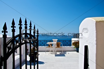 White terrace.