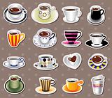coffee stickers