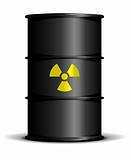 radioactive waste barrel
