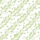 Spring seamless pattern on white background