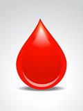 abstract blood drop