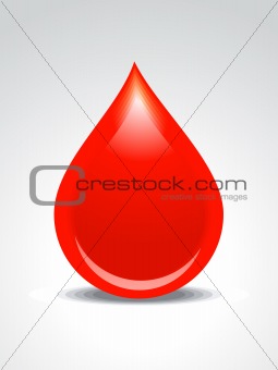 abstract blood drop