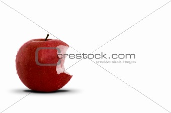 Red apple bite