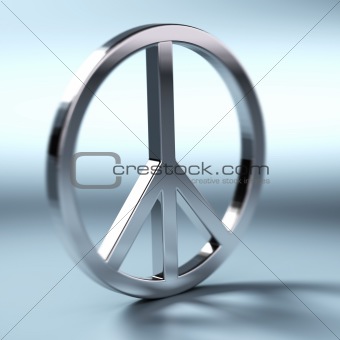Peace and love symbol