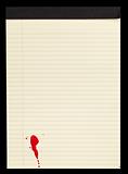 Blood Stained Notepad IV