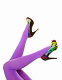 Purple Tights and High Heels