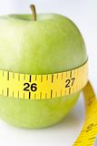 Apple With Tape Measure