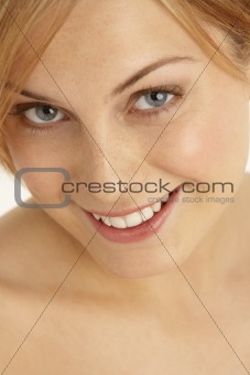 Close Up Of Pretty Young Woman
