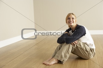 Young Woman Moving Into New Home