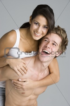 Portrait Of Sexy Young Couple