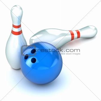 Ten Pin Bowling Illustration
