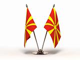 Miniature Flag of Macedonia (Isolated)