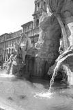 The fountain of the neptune at Navona square in Rome.