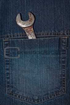 wrench in pocket