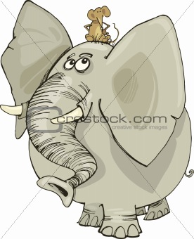 elephant with mouse
