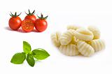 conchiglioni pasta shells, cherry tomatoes and gnocchi 