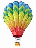 Multi-colored balloon