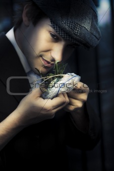 Criminal With Weeds And Green Grass