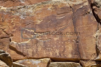 petroglyphs of NIne Mile Canyon