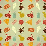 food seamless color background