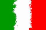 Italy flag grunge 