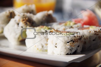 Sushi - California rolls