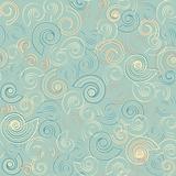 Shells in the water seamless pattern