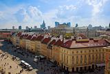 old downtown (Krakowskie Przedmiescie) of Warsaw, Poland