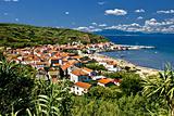 Dalmatian island of Susak village and harbor