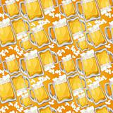 Beer Seamless Pattern