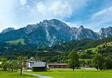 Alps summer village 