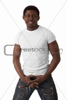 Image of  smiling  young  man