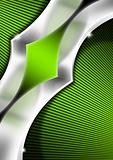 Green and Metal Business Background