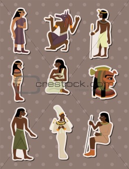 cartoon pharaoh stickers