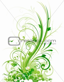 Abstract spring design decoration