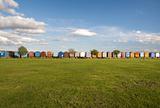 Beach Huts at Brightlingsea, Essex, England
