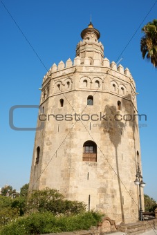 Torre del Oro or Gold Tower in Seville