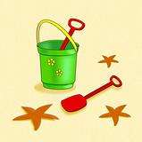 Bucket, Shovel and Starfish