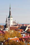 View to old Tallinn, Estonia