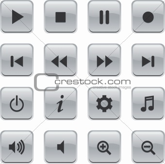 Glossy Media buttons
