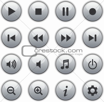 Glossy Media buttons