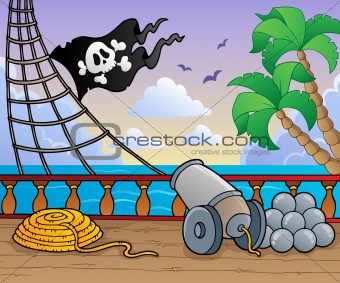 Pirate ship deck theme 1