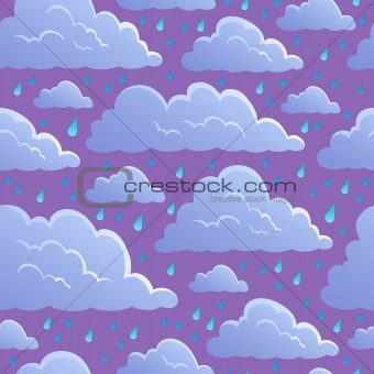 Seamless background with clouds 5