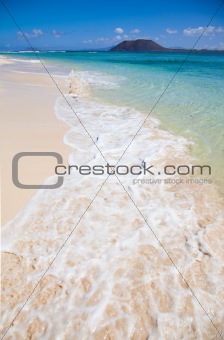 Northern Fuerteventura, Corralejo Flag Beach, Isla de Lobos and 