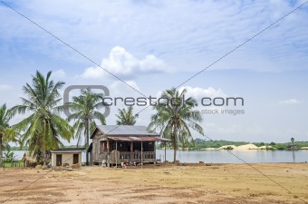 village house in rural cambodia